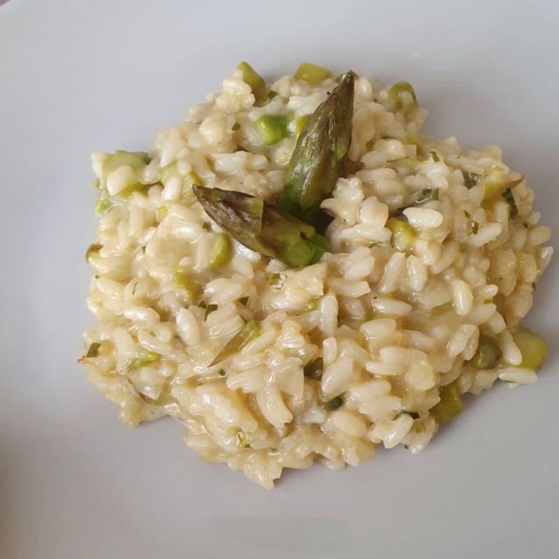 Risotto de esparragos receta Oreegano
