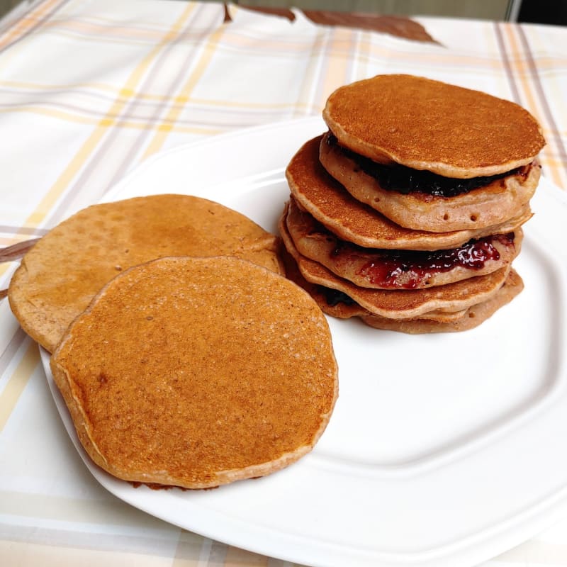 Pancakes vegani proteici