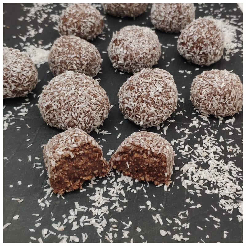 Energy balls con burro di arachidi