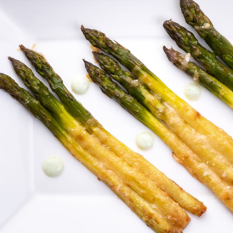 asparagus au gratin with tartar sauce recipe | Oreegano