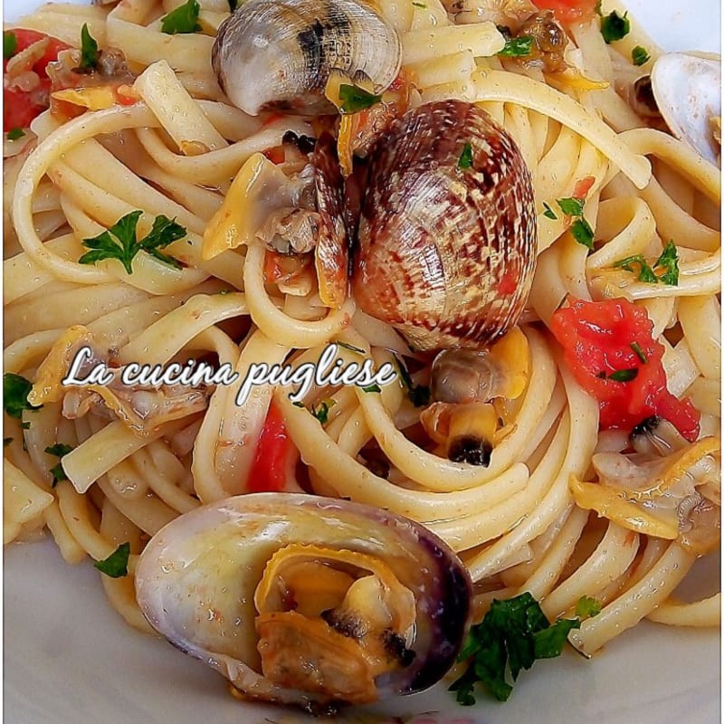 Linguine alle vongole e pomodorini