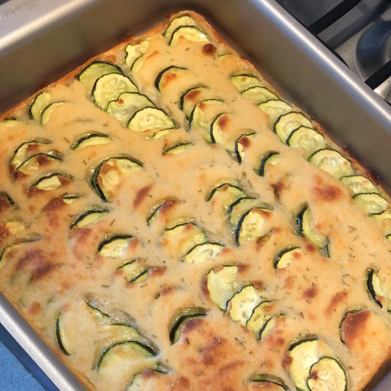 Schiacciata di zucchine