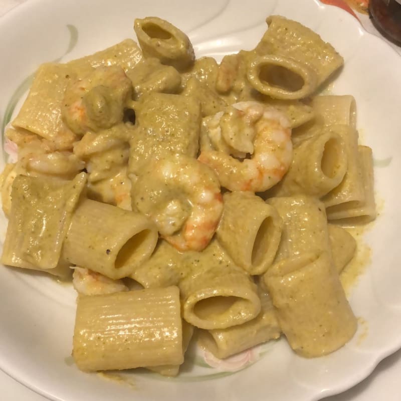 Pasta con crema ai pistacchi