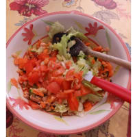 Foto preparazione Venus rice salad Foto preparazione Venus rice salad