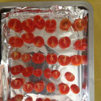 Foto preparazione Tagliatelle with avocado cream and cherry tomatoes Foto preparazione Tagliatelle with avocado cream and cherry tomatoes