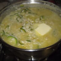 Foto preparazione Risotto with zucchini Foto preparazione Risotto with zucchini