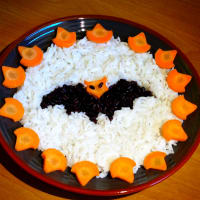 Foto preparazione Risotto spooky halloween Foto preparazione Risotto spooky halloween