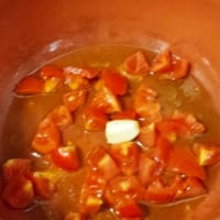 Foto preparazione Pens cabbage tomatoes and almonds Foto preparazione Pens cabbage tomatoes and almonds