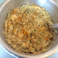 Foto preparazione Cake quinoa and vegetables Foto preparazione Cake quinoa and vegetables