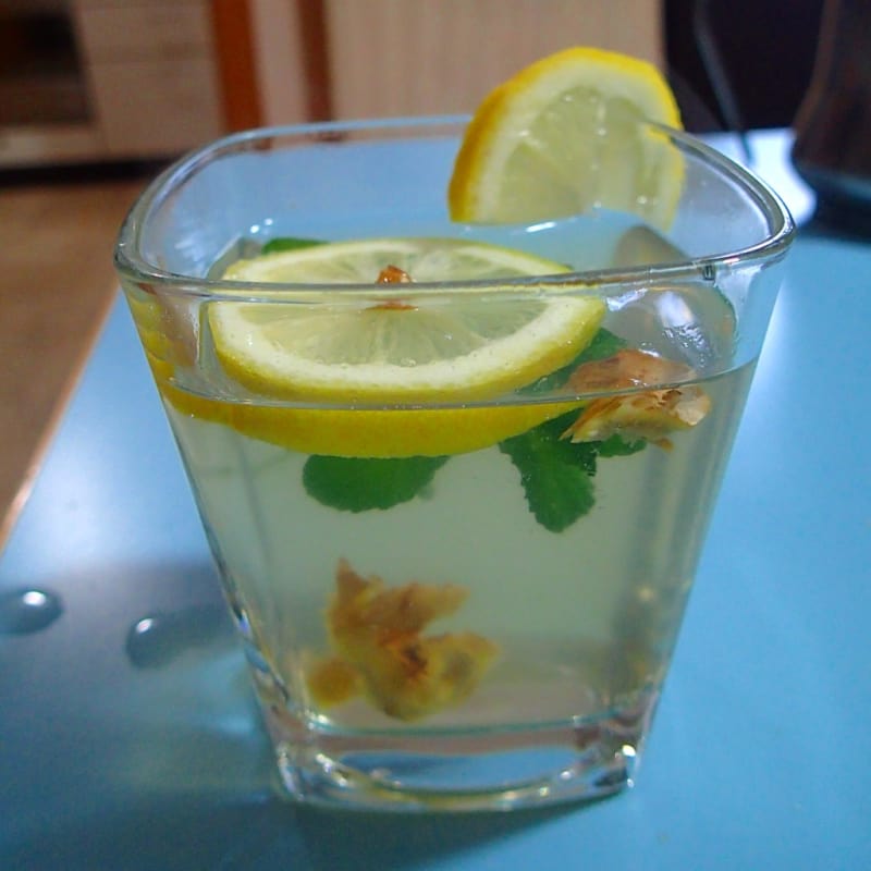 Foto Ricetta Herbal tea with ginger Foto Ricetta Herbal tea with ginger