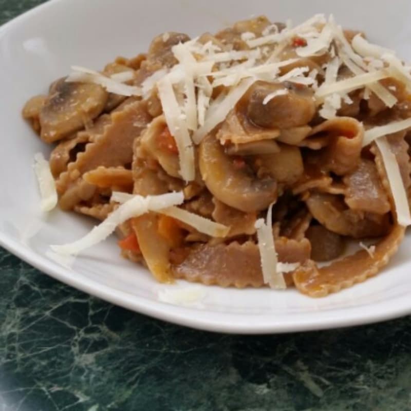 Foto Ricetta Tagliatelle with mushrooms Foto Ricetta Tagliatelle with mushrooms