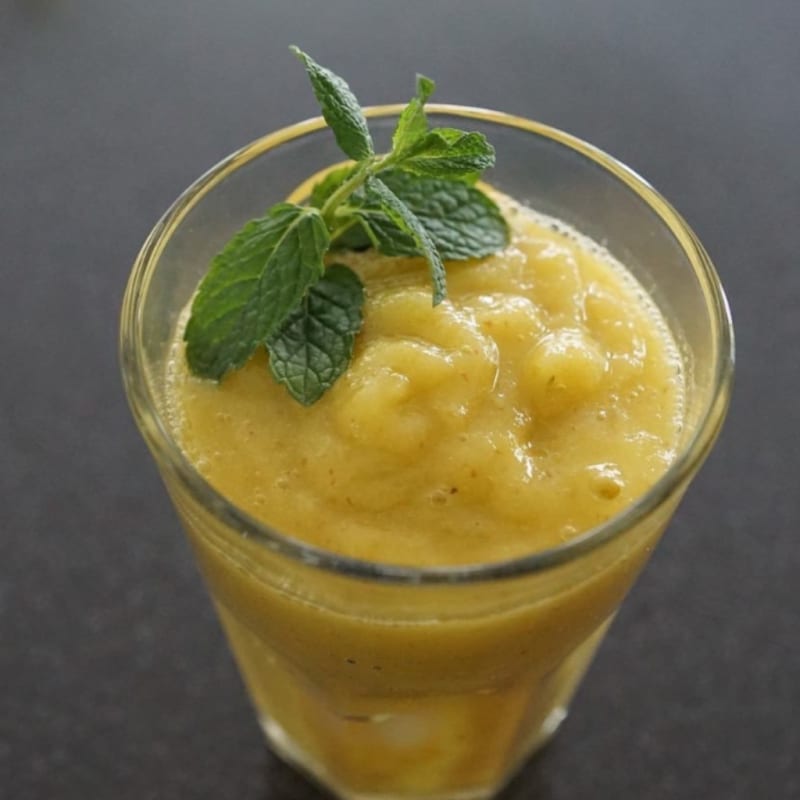 Foto Ricetta Frullato di mango e pesca Foto Ricetta Frullato di mango e pesca