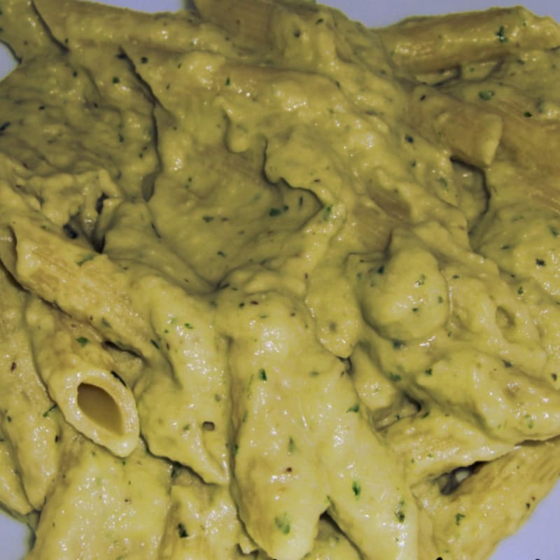 Foto Ricetta Pasta with eggplant pesto Foto Ricetta Pasta with eggplant pesto