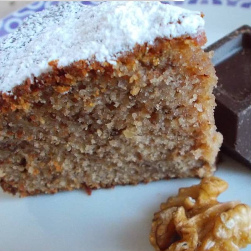Foto Ricetta Torta noci cioccolato Foto Ricetta Torta noci cioccolato