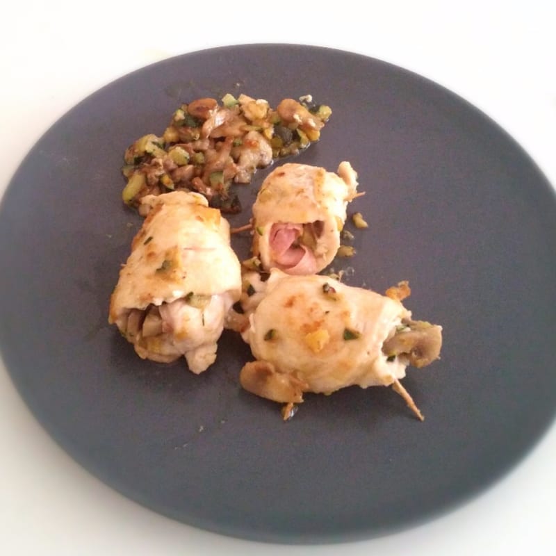 Foto Ricetta colored chicken rolls Foto Ricetta colored chicken rolls