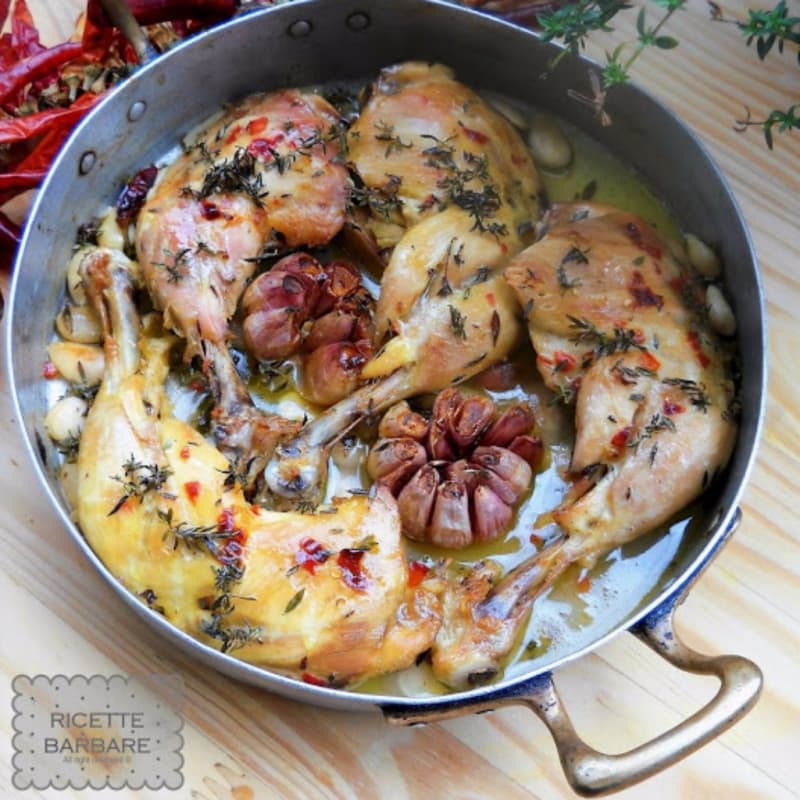 Foto Ricetta Pollo al limone, timo e peperoncino Foto Ricetta Pollo al limone, timo e peperoncino
