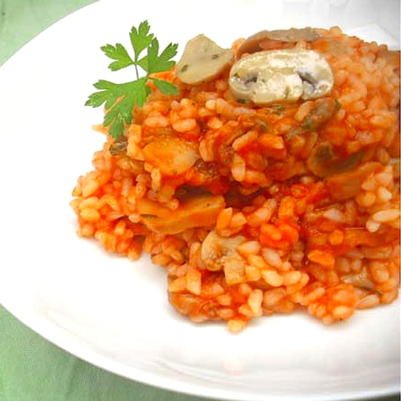 Foto Ricetta Risotto with mushrooms and artichokes Foto Ricetta Risotto with mushrooms and artichokes