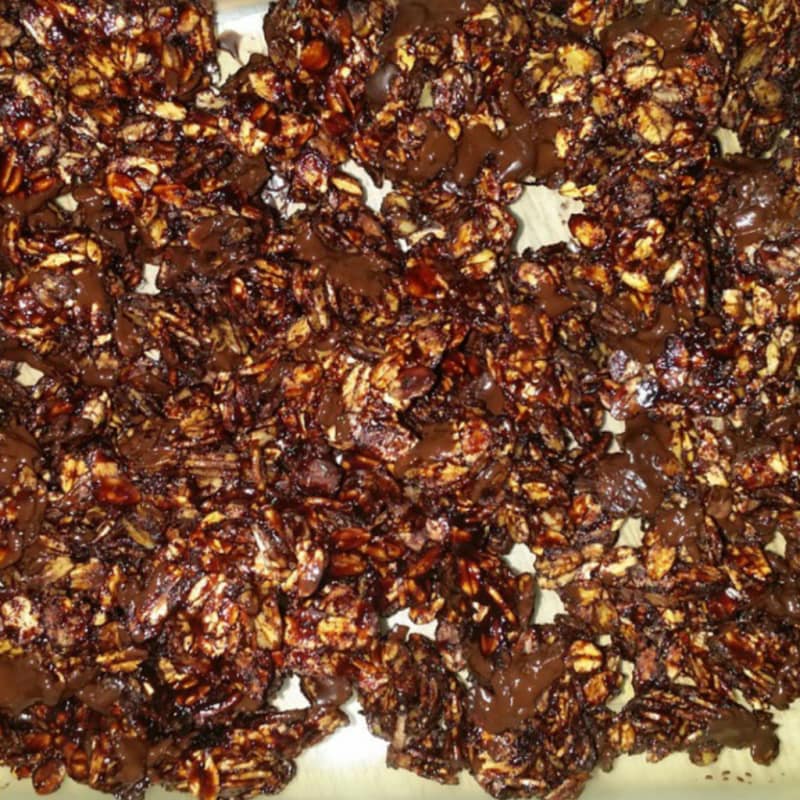 Foto Ricetta Granola granola and homemade vegan Foto Ricetta Granola granola and homemade vegan