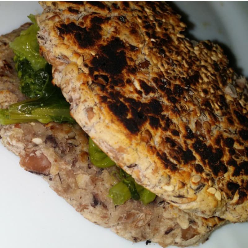 Foto Ricetta Burger bean gluten Foto Ricetta Burger bean gluten