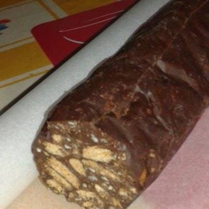 Foto Ricetta Chocolate salami veg Foto Ricetta Chocolate salami veg