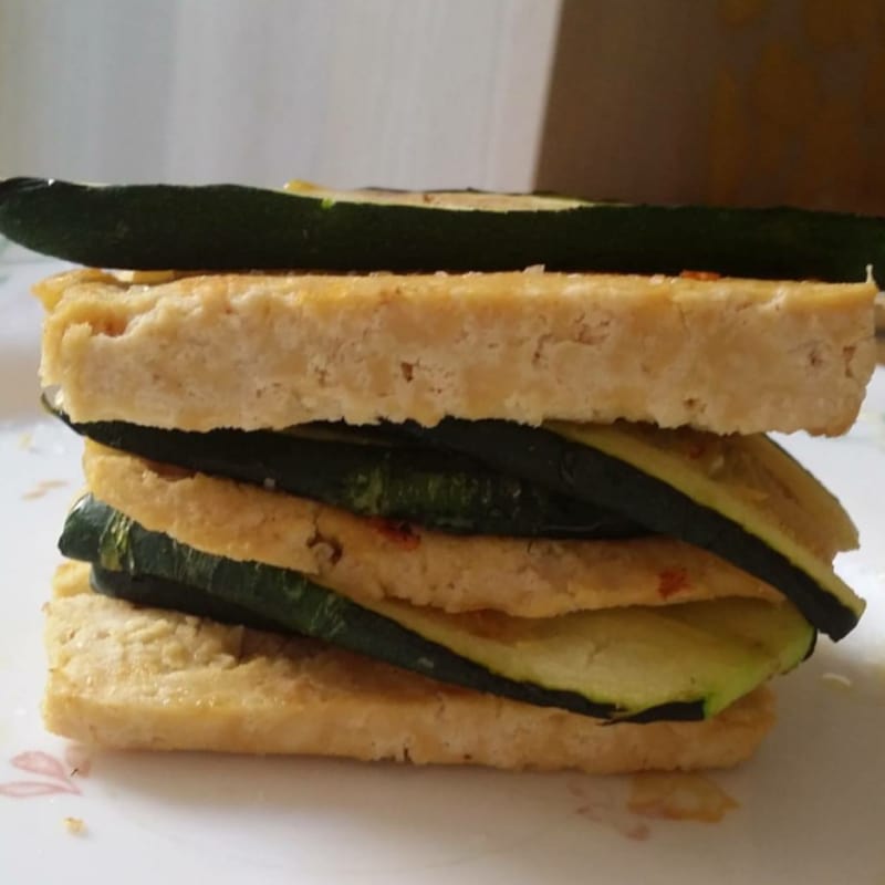Foto Ricetta Feuille of tofu and zucchini Foto Ricetta Feuille of tofu and zucchini