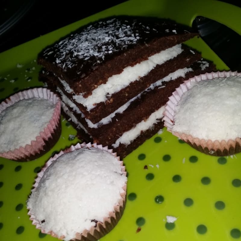 Foto Ricetta Chocolate and coconut cake Foto Ricetta Chocolate and coconut cake