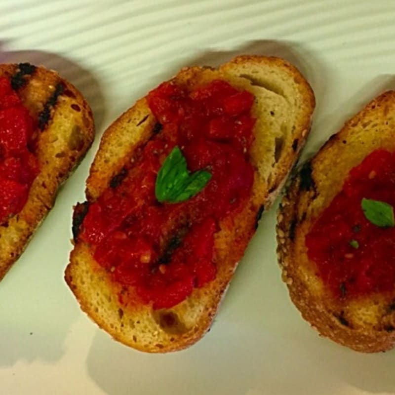 Foto Ricetta Bruschetta to datterino Foto Ricetta Bruschetta to datterino