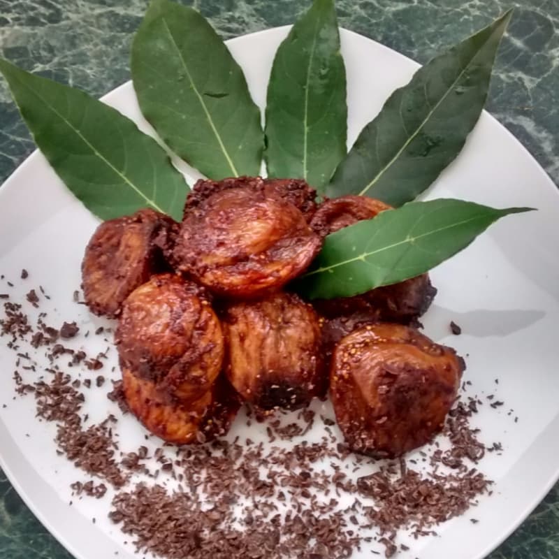 Foto Ricetta Fichi secchi al ciocolato Foto Ricetta Fichi secchi al ciocolato