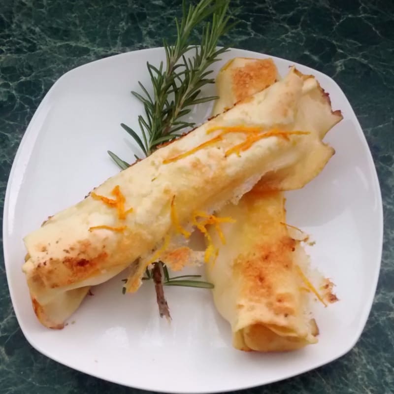 Foto Ricetta Cannelloni with ricotta and pumpkin Foto Ricetta Cannelloni with ricotta and pumpkin