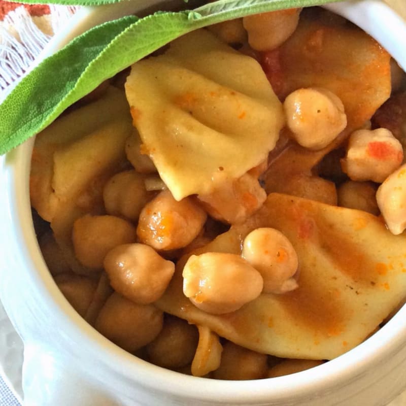 Foto Ricetta Pasta and chickpeas Foto Ricetta Pasta and chickpeas