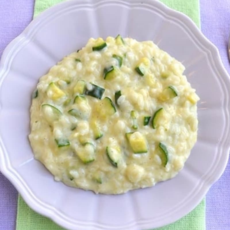Foto Ricetta Risotto with zucchini and philadelphia Foto Ricetta Risotto with zucchini and philadelphia