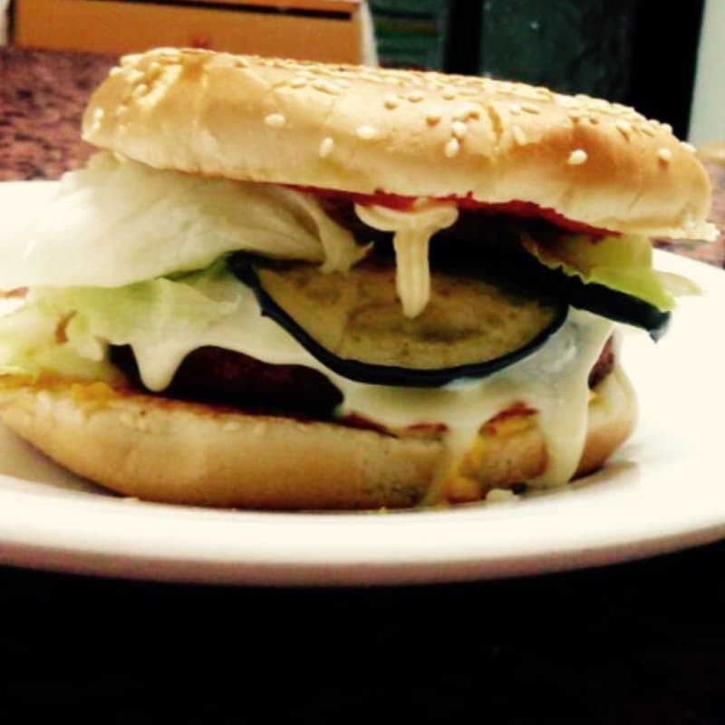 Foto Ricetta Bb: berenjena burger Foto Ricetta Bb: berenjena burger