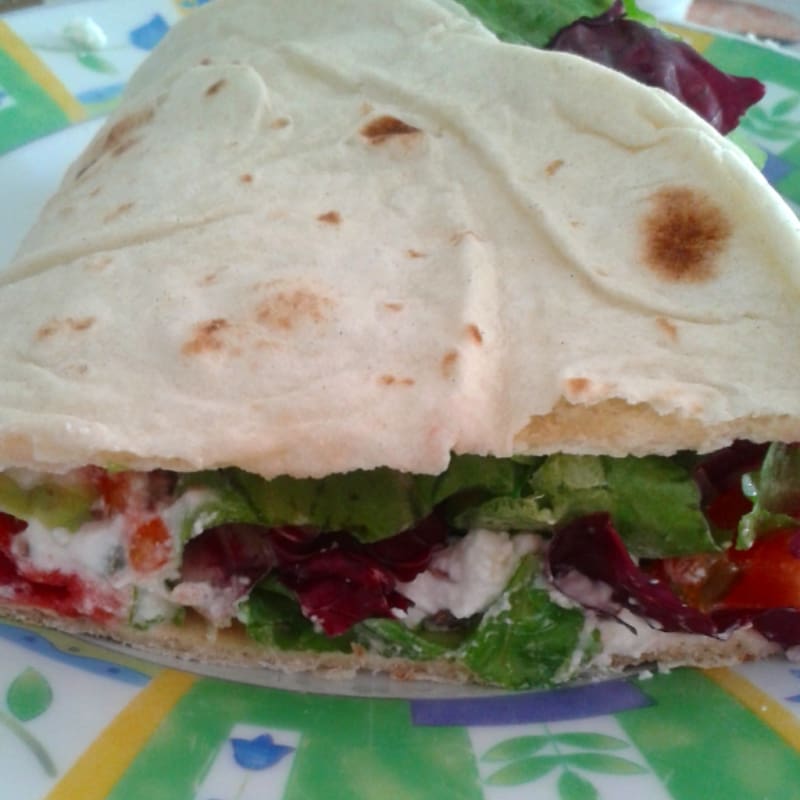 Foto Ricetta Piadina con la ricotta Foto Ricetta Piadina con la ricotta