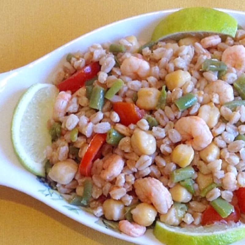 Foto Ricetta scented farro salad with lime Foto Ricetta scented farro salad with lime