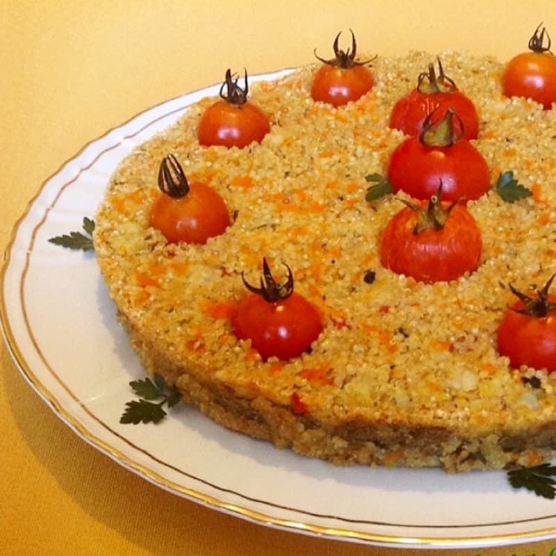 Foto Ricetta Cake quinoa and vegetables Foto Ricetta Cake quinoa and vegetables