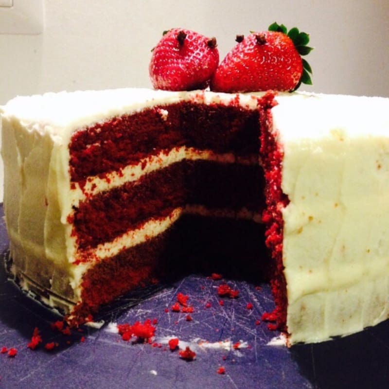 Foto Ricetta Red velvet glutenfree Foto Ricetta Red velvet glutenfree
