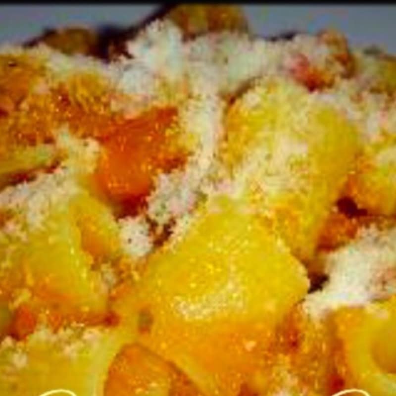 Foto Ricetta Rigatoni with pumpkin and cheese Foto Ricetta Rigatoni with pumpkin and cheese
