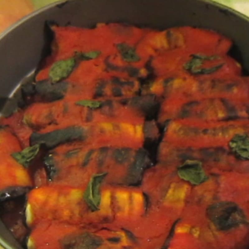 Foto Ricetta Involtini di melanzane alla palermitana Foto Ricetta Involtini di melanzane alla palermitana