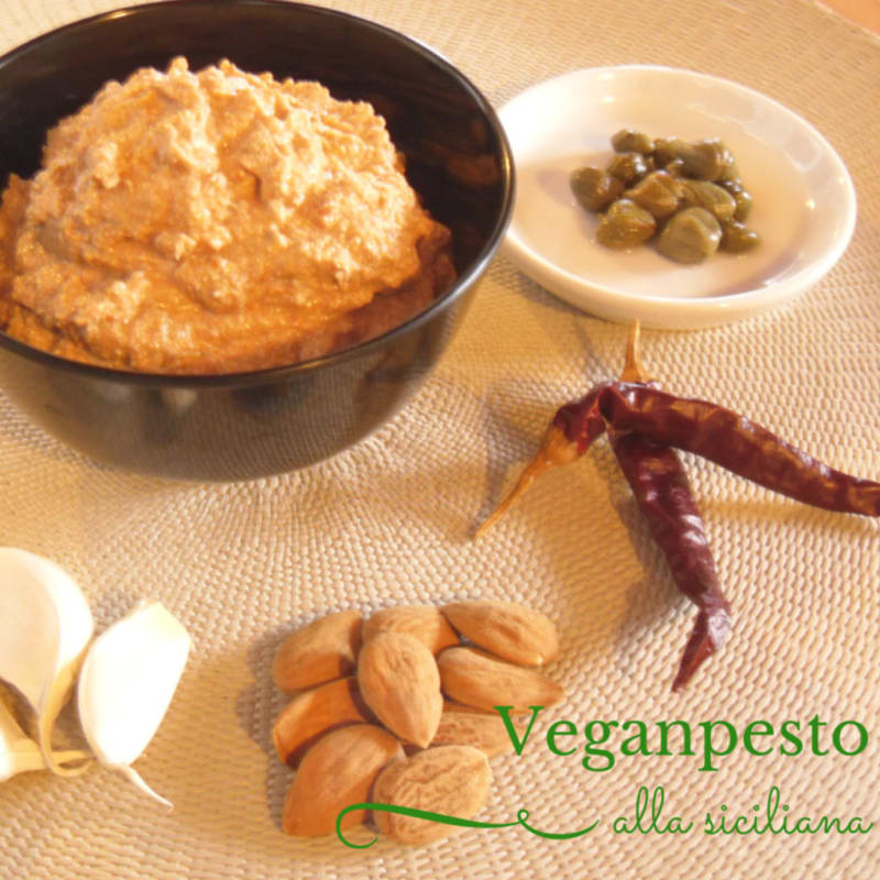 Foto Ricetta Veganpesto Sicilian Foto Ricetta Veganpesto Sicilian