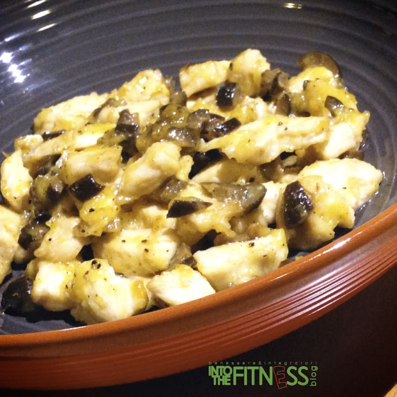 Foto Ricetta Chunks of turkey with orange Foto Ricetta Chunks of turkey with orange