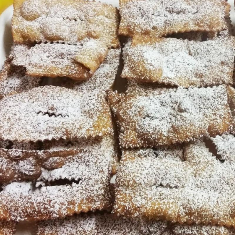 Foto Ricetta Chatter carnival veg with spelled flour Foto Ricetta Chatter carnival veg with spelled flour