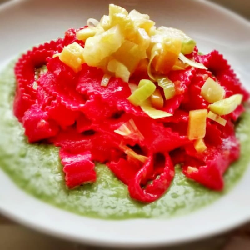Foto Ricetta colored noodles Foto Ricetta colored noodles