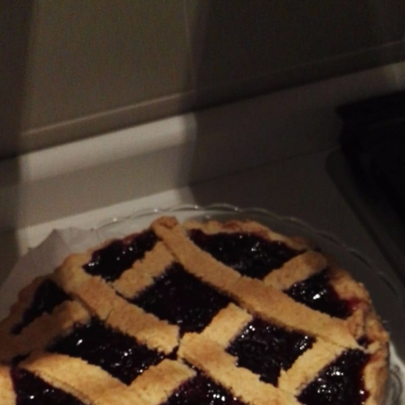 Foto Ricetta Tart with stewed cherries vegan Foto Ricetta Tart with stewed cherries vegan