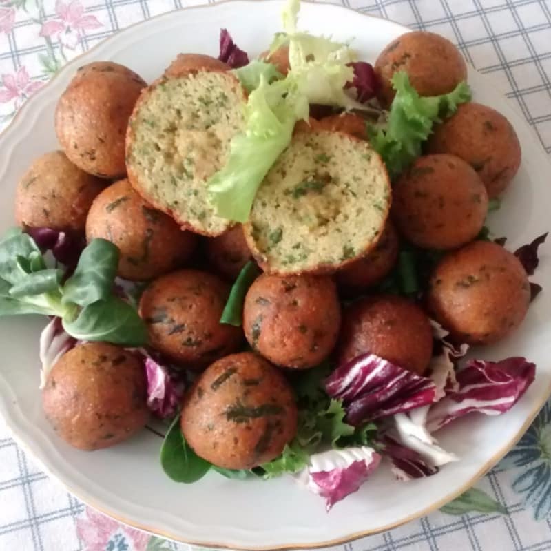 Foto Ricetta Meatballs of wild asparagus Foto Ricetta Meatballs of wild asparagus