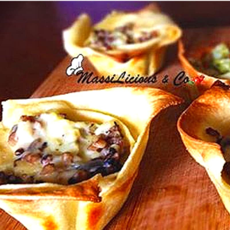 Foto Ricetta Lasagne cupcake Foto Ricetta Lasagne cupcake