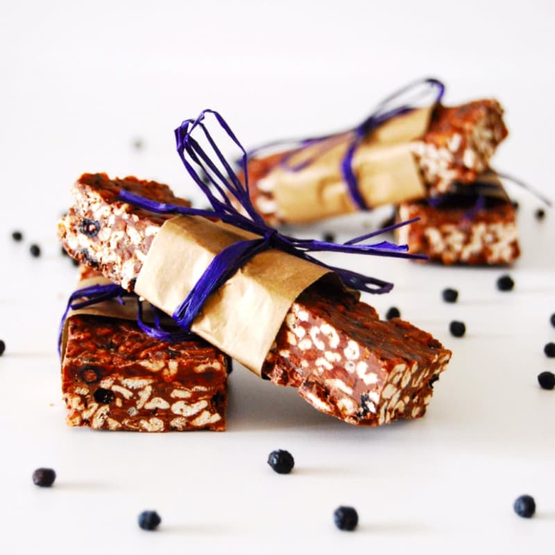 Foto Ricetta Oat Bars and maqui berries Foto Ricetta Oat Bars and maqui berries