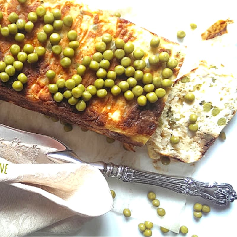 Foto Ricetta Meatloaf with ricotta, peas and cooked grain Foto Ricetta Meatloaf with ricotta, peas and cooked grain