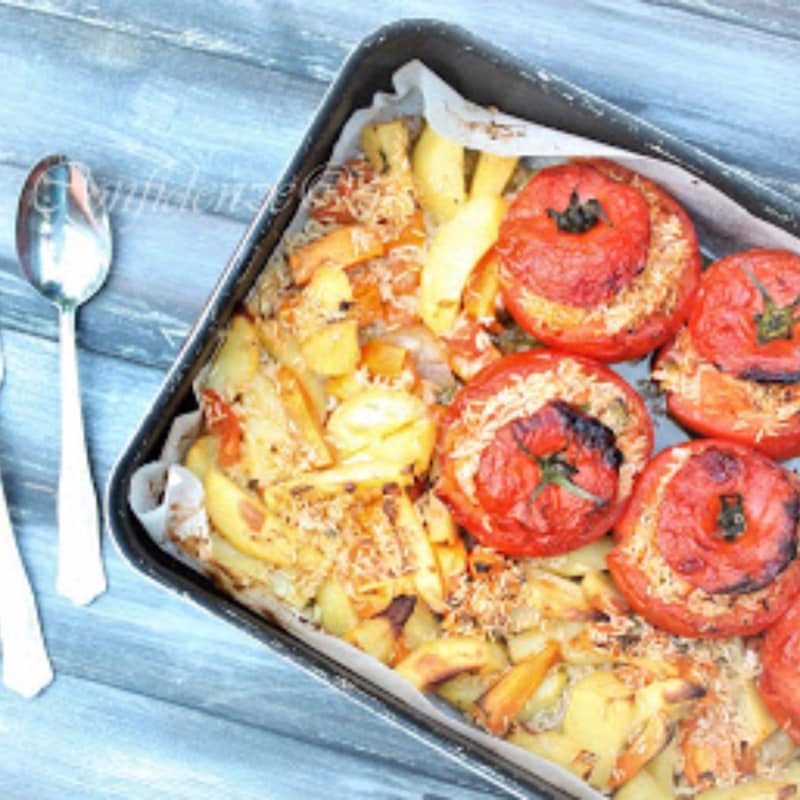 Foto Ricetta Pomodori al riso con patate Foto Ricetta Pomodori al riso con patate