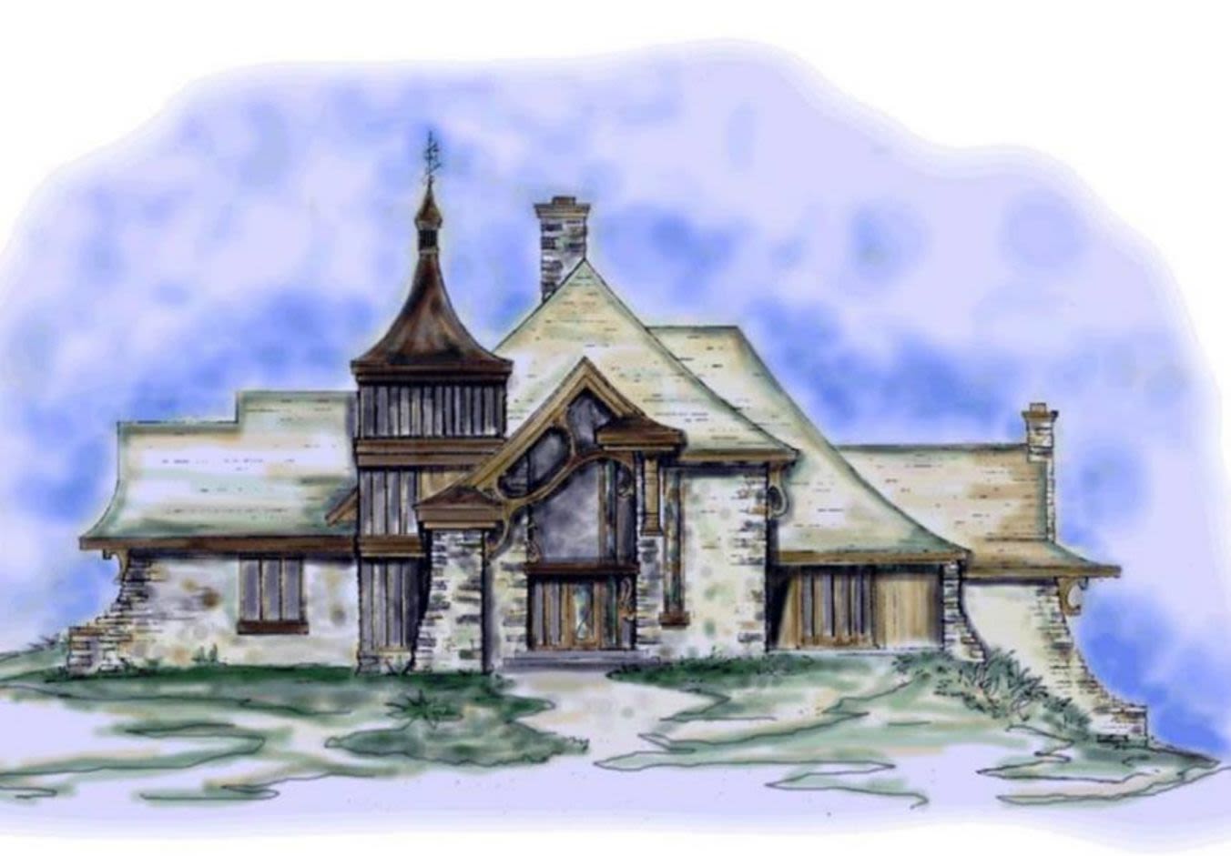 Chalet house plan, Unique house plans exclusive collection