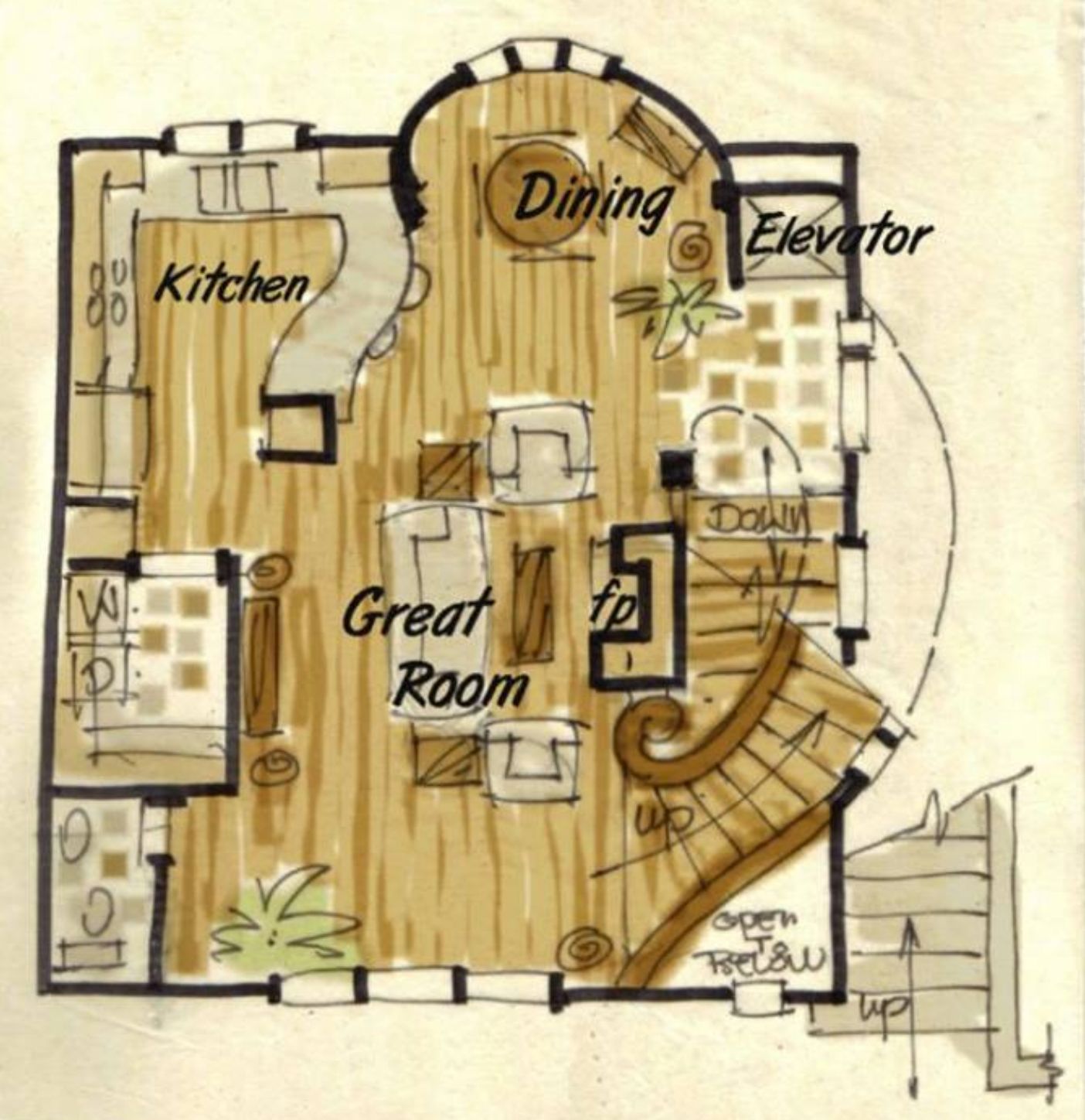 hobbit house blueprint